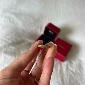Cartier gold diamond band - could be used as wedding band